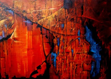 Pintura intitulada "A nº9 ou Vermelho" por Paulo Pinheiro, Obras de arte originais, Acrílico