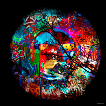 Цифровое искусство под названием "Disturb" - Paulo Themudo, Подлинное произведение искусства, Фотомонтаж