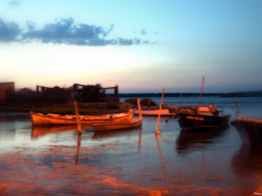 Fotografía titulada "Les étangs rouges" por Paulous, Obra de arte original, Fotografía digital