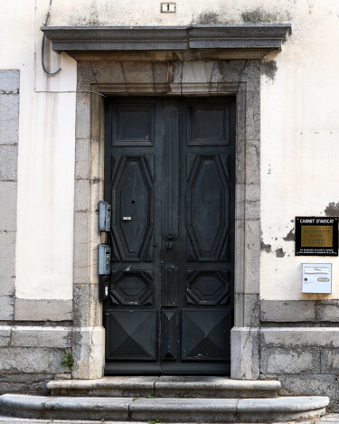 Fotografia intitolato "Une vieille porte" da Paulous, Opera d'arte originale, Fotografia digitale