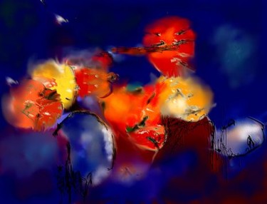 Arts numériques intitulée "Lanternes chinoises" par Paul Surdulescu, Œuvre d'art originale