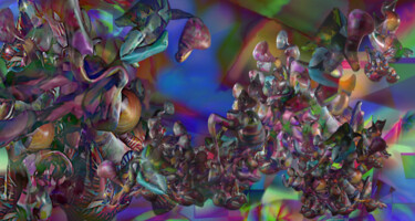 Arte digitale intitolato "bresils" da Paulyvalent (Paul Elie), Opera d'arte originale, Modellazione 3D