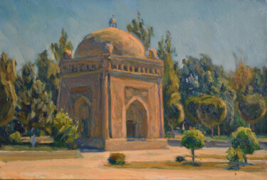Pintura titulada "Samanid Mausoleum" por Pavel Dunaev, Obra de arte original, Oleo