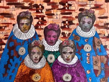 "Five sisters of Fri…" başlıklı Tablo Pavel Kuragin tarafından, Orijinal sanat, Akrilik