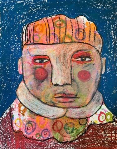 图画 标题为“Inquisitive boy #4” 由Pavel Kuragin, 原创艺术品, 粉彩