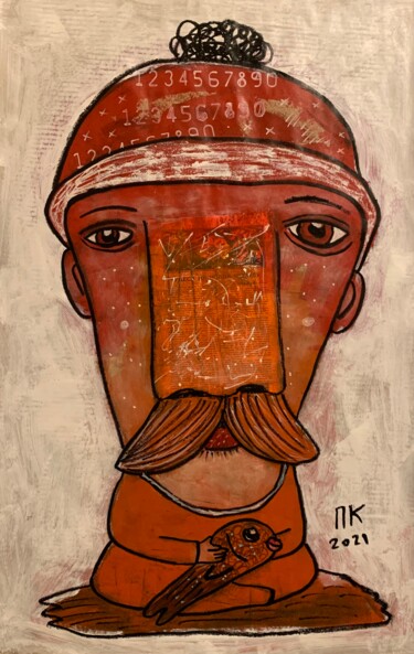 Картина под названием "Sailor #6" - Pavel Kuragin, Подлинное произведение искусства, Акрил