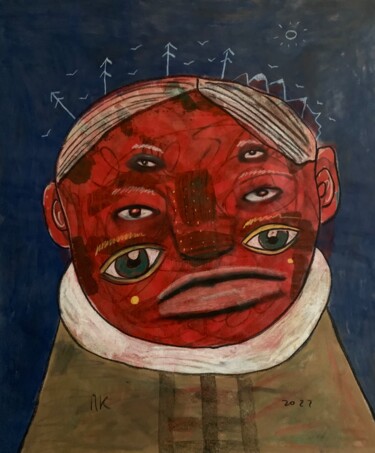 Pittura intitolato "Procrastination. Da…" da Pavel Kuragin, Opera d'arte originale, Acrilico