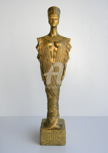 Sculpture intitulée ""Нефертити"" par Pavel Zhukovskii, Œuvre d'art originale, Plastique