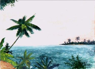 Painting titled "Key West III" by Pavouk7, Original Artwork, Oil