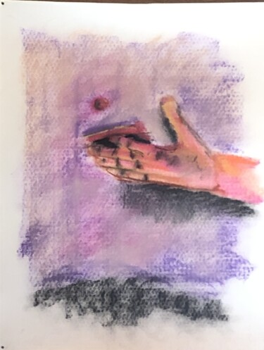 Pintura titulada "El dedo en la llaga…" por Rodrigo Payró, Obra de arte original, Pastel