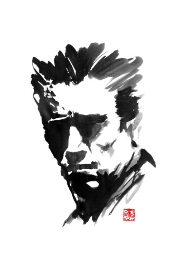 Drawing titled "terminator" by Péchane, Original Artwork, Ink