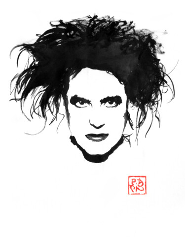 Desenho intitulada "the cure" por Péchane, Obras de arte originais, Aquarela