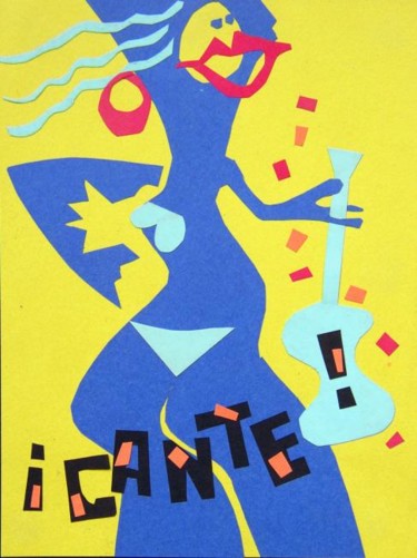 Painting titled "Cante!  Sing!!!" by Pedro De La Montaña, Original Artwork