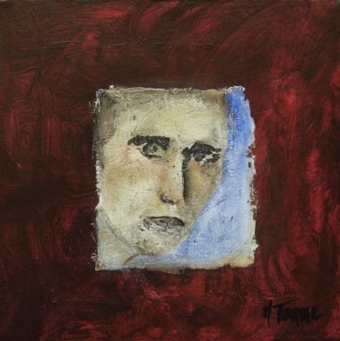 Peinture intitulée "Portrait d'un incon…" par Muryel Tomme, Œuvre d'art originale, Huile