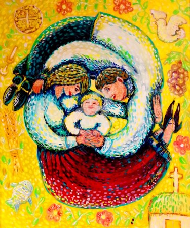 Schilderij getiteld "family.jpg" door Predrag Gardasevic, Origineel Kunstwerk