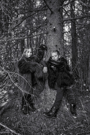 Photographie intitulée "Vikings 5" par Pelevina Elena Parshakova Anastasia, Œuvre d'art originale, Photographie numérique