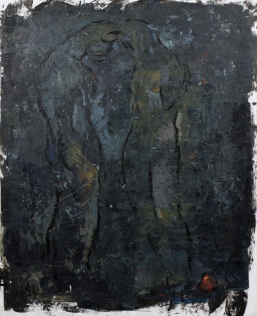 Pittura intitolato "Souvenir d'un lieu…" da Pierre Pentchev, Opera d'arte originale, Encausti