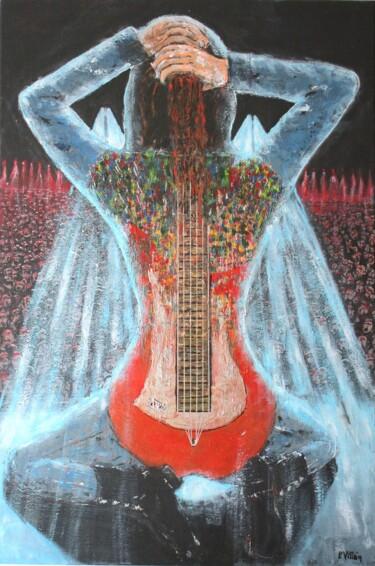 Peinture intitulée "On the stage" par Pepe Villan, Œuvre d'art originale, Acrylique