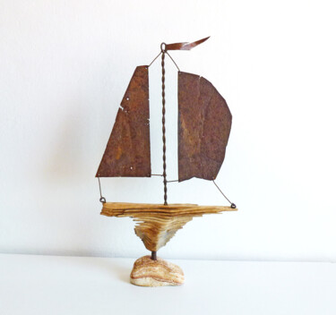 Sculpture intitulée "Velero voilier 4" par Pere Marti, Œuvre d'art originale, Métaux