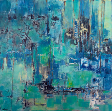 Peinture intitulée "AQUATIQUE" par Christian Peroz, Œuvre d'art originale, Acrylique