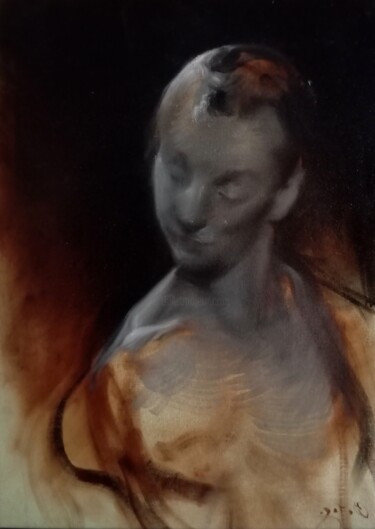Pintura titulada "Studies of a Dancer…" por Peter Balog, Obra de arte original, Oleo Montado en Bastidor de camilla de madera