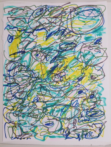 Drawing titled "s/p number 4" by Peter Ceccon, Original Artwork, Marker
