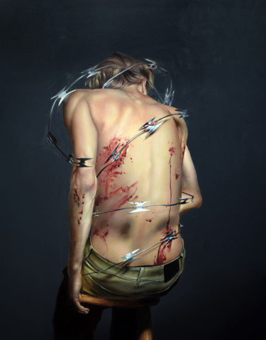 Картина под названием "Transcendens" - Peter Duhaj, Подлинное произведение искусства, Масло
