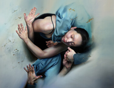 Картина под названием "Dream" - Peter Duhaj, Подлинное произведение искусства, Масло