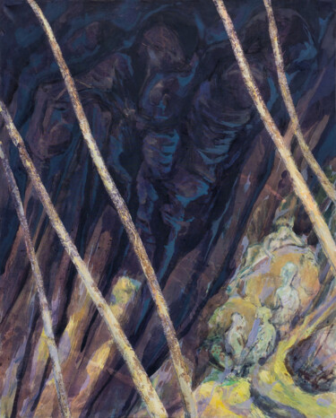 Pittura intitolato "Dreaming progress" da Peter Gaber, Opera d'arte originale, Acrilico