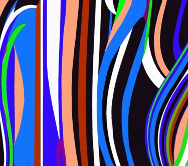 Digitale Kunst getiteld "Color Variations" door Peter Jalesh, Origineel Kunstwerk, Digitaal Schilderwerk