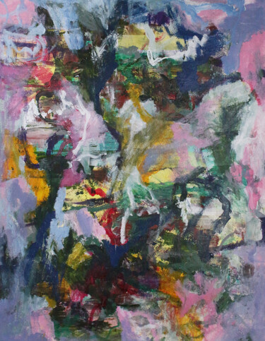 Malarstwo zatytułowany „Tormenta de flores” autorstwa Peter Kilb, Oryginalna praca, Akryl