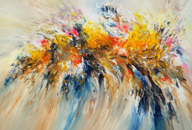 Malarstwo zatytułowany „Sunny Nature XL 1” autorstwa Peter Nottrott, Oryginalna praca, Akryl