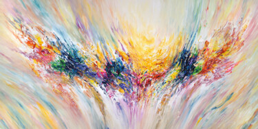 Картина под названием "Positive Energy XXL…" - Peter Nottrott, Подлинное произведение искусства, Акрил