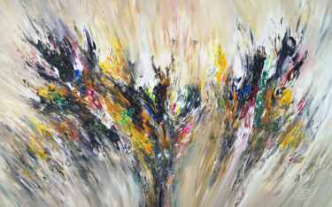 Peinture intitulée "Nature Wings XXXL 1" par Peter Nottrott, Œuvre d'art originale, Acrylique