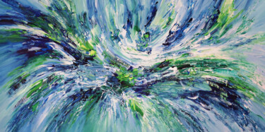 Painting titled "Underwater Daylight…" by Peter Nottrott, Original Artwork, Acrylic