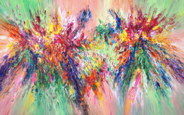 Painting titled "Symphony Of Spring…" by Peter Nottrott, Original Artwork, Acrylic