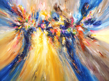 Peinture intitulée "Symphony Of Dreams.…" par Peter Nottrott, Œuvre d'art originale, Acrylique