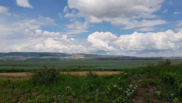 Фотография под названием "Landscape with Moun…" - Peter Ghetu, Подлинное произведение искусства, Цифровая фотография