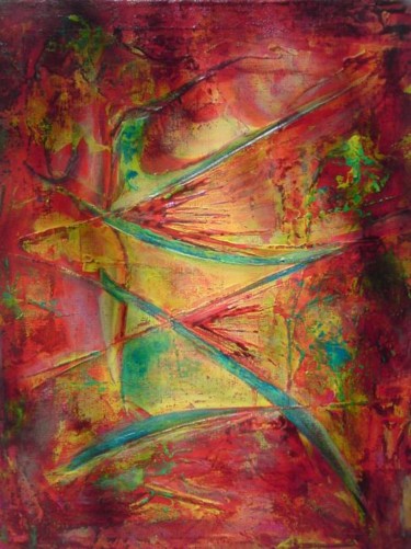 Painting titled "Nouveauté" by Petite Paquerette, Original Artwork