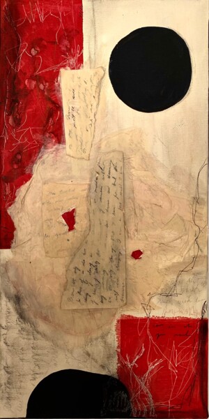 Malerei mit dem Titel "The Lost Art of Kee…" von Teodora Petrescu, Original-Kunstwerk, Acryl Auf Keilrahmen aus Holz montiert