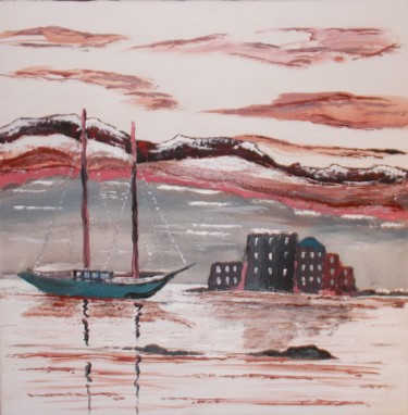 Peinture intitulée "bateau-fort.jpg" par Rpcreations, Œuvre d'art originale, Acrylique