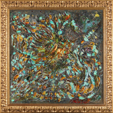 Картина под названием "Vestige d'un oiseau…" - Phélix Ludop, Подлинное произведение искусства, Акрил