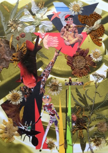 Collages intitulée "FAITH (HUMAN) and r…" par Phil Colisov, Œuvre d'art originale, Autre