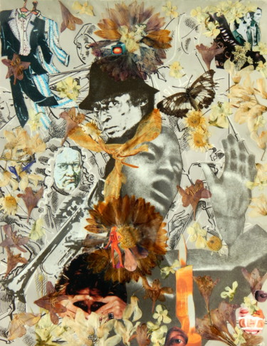 Collages titulada "Book of changes" por Phil Colisov, Obra de arte original, Otro