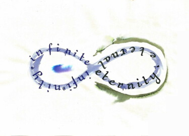 Рисунок под названием "Infinite Eternity E…" - Philip Guest, Подлинное произведение искусства, Чернила