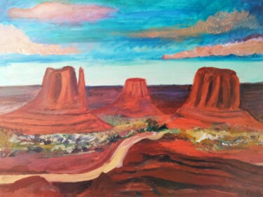 Peinture intitulée "colorado dream" par Philippe Bayle (chatinspire), Œuvre d'art originale, Acrylique Monté sur Châssis en…