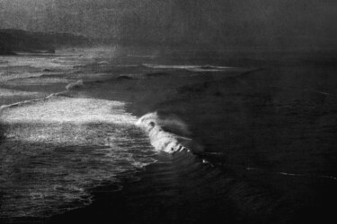 Photographie intitulée "Surf à Biarritz....…" par Philippe Berthier, Œuvre d'art originale, Photographie numérique