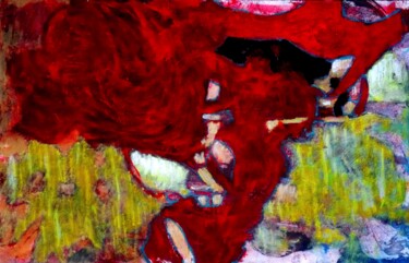 Pintura titulada "Faunes" por Philippe Casaubon, Obra de arte original, Oleo