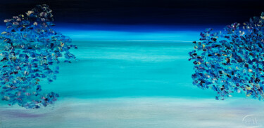 Pittura intitolato "THE BEACH" da Philippe Ceulemans, Opera d'arte originale, Olio