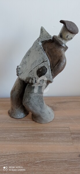 Escultura intitulada "raku" por Philippe Coeurdevey, Obras de arte originais, Argila